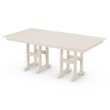 POLYWOOD 37 X 72-Inch Farmhouse Dining Table - Sand